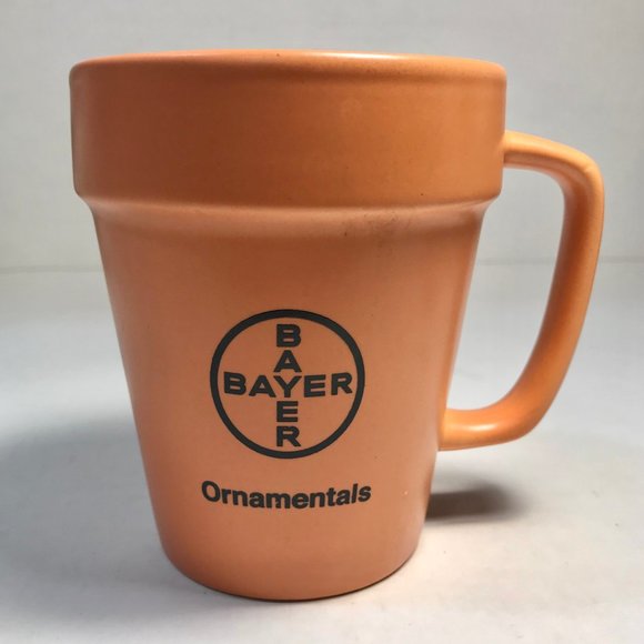 Bayer Ornamentals Flower Pot Coffee Mug Cup Ceramic Advertising Promo Gardener - Picture 3 of 12